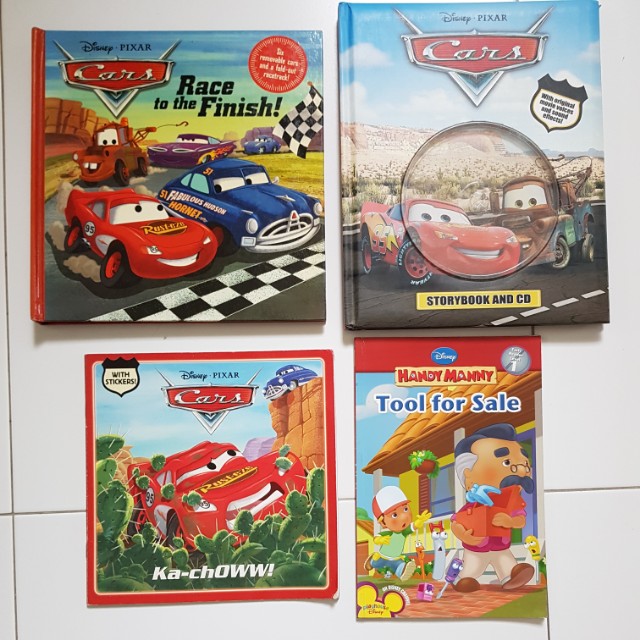 Disney books (Cars + Handy Manny), Hobbies & Toys, Books & Magazines