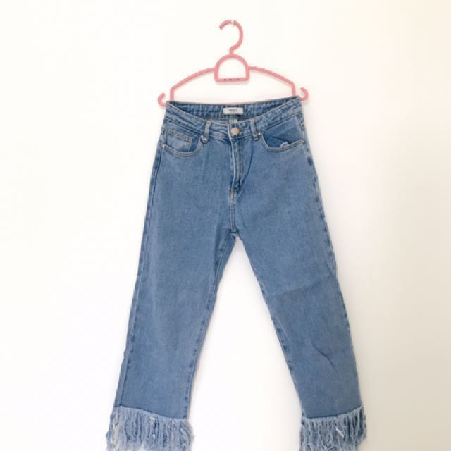 fringe jeans forever 21