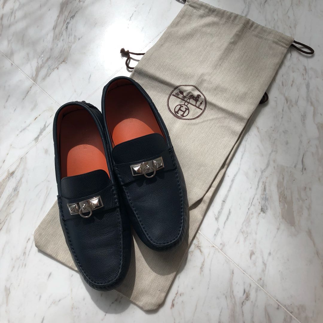 hermes irving loafers