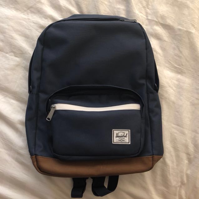 herschel pop quiz navy tan