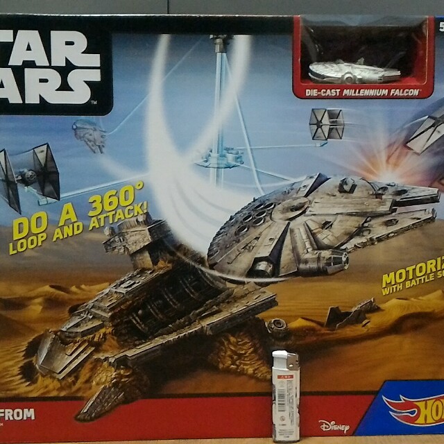 hot wheels star wars escape from jakku play set