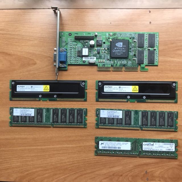 Huat50sale Bundle Nvidia Quadro 2 Gfx Card Ecc Ram Pc Ram Electronics Computer Parts Accessories On Carousell
