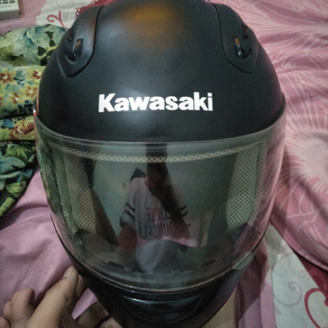 Helm kawasaki top full face