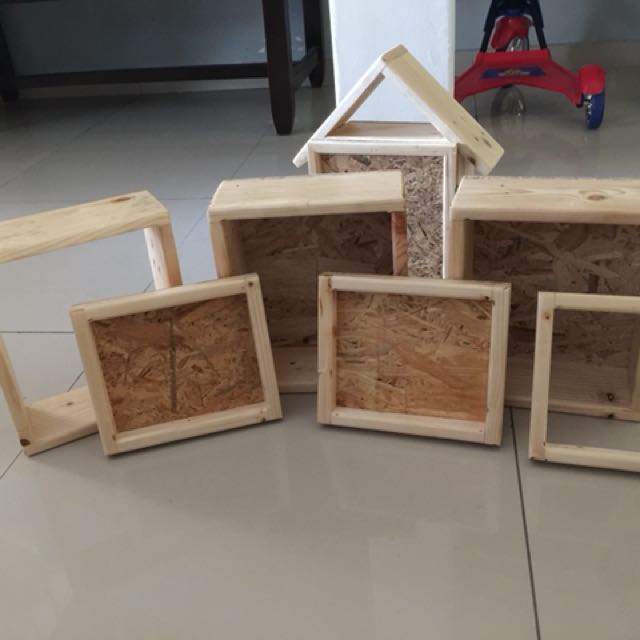 Kotak kayu, Furniture & Home Living, Home Decor, Carpets, Mats