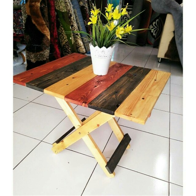 Meja Kayu Unik Serbafungsi Home Furniture On Carousell