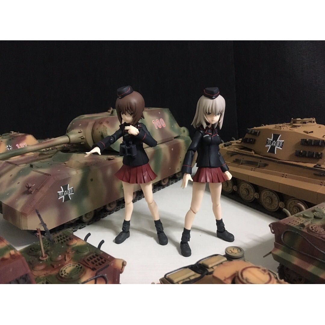 Figma 332 Maho Nishizumi & Erika Itsumi Set Girls Und Panzer At1004 for sale online 