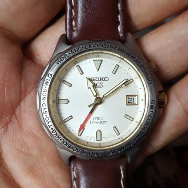 Seiko ags spirit titanium top