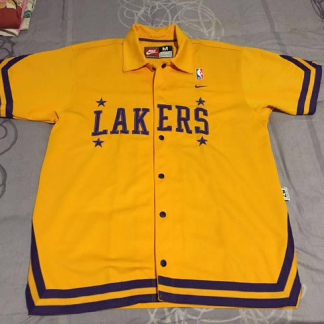 Vintage LA Lakers shooting shirt warmup jersey Size M (big) to XL