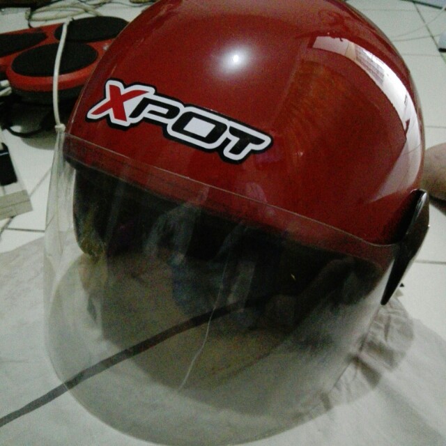 xpot helmet half face size