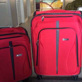 Brand new 2pc Delsey soft luggage set