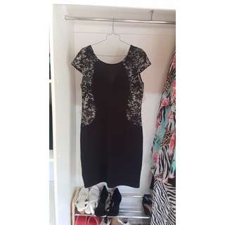 Black Evening Dress size 14