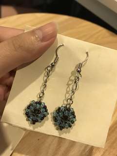 Homemade handcrafted Korean earrings