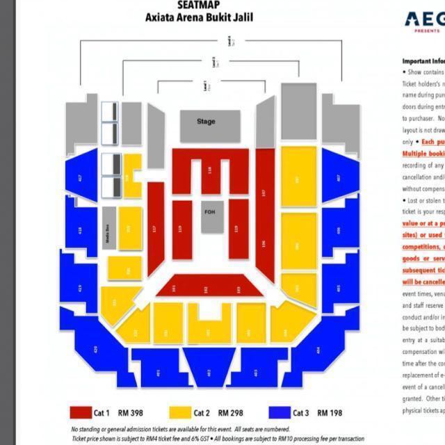 3 Tickets Russel Peters Deported World Tour Kuala Lumpur Axiata Arena Level 400 Category 3 Tickets Vouchers Event Tickets On Carousell