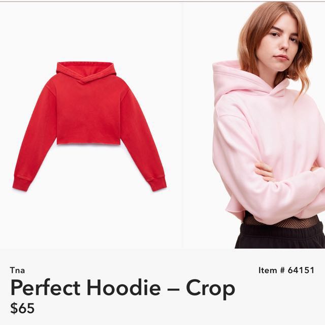 tna perfect hoodie crop