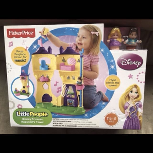 2012 Disney Princess- Fisher Price Little People - RAPUNZEL – Toffey's  Treasure Chest