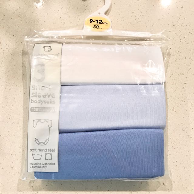 Brand New Early Days Uk Set Of 3 Premium Cotton Onesie Bodysuit In