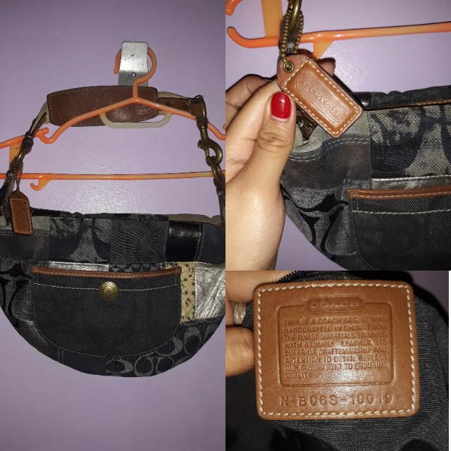 Coach bag with date code