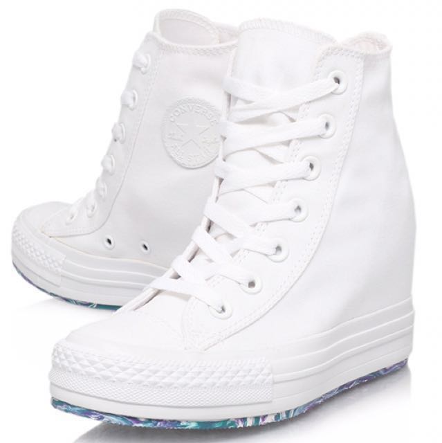 converse wedge trainers