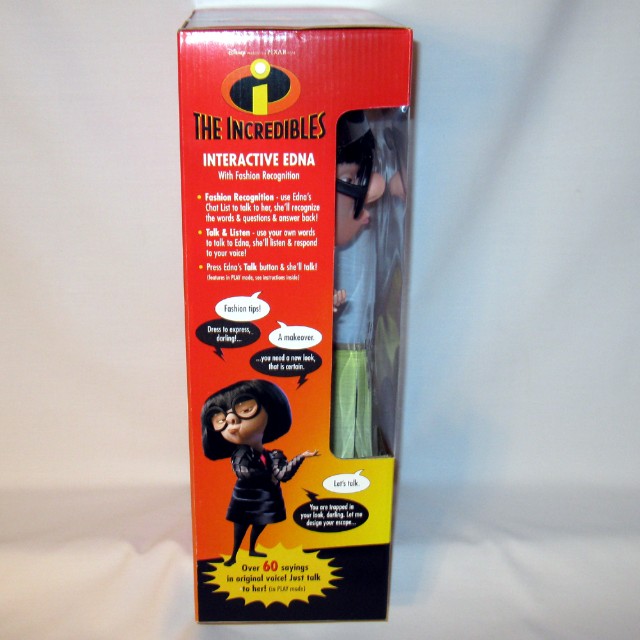 Thinkway Toys Disney Pixar THE INCREDIBLES Interactive EDNA MODE
