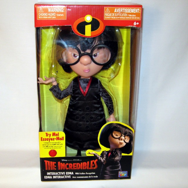 Edna mode shop interactive talking doll