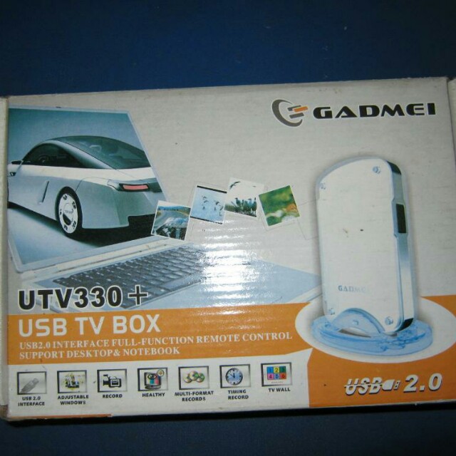 Gadmei UTV 330+ USB TV Tuner Box, TV & Home Appliances, TV