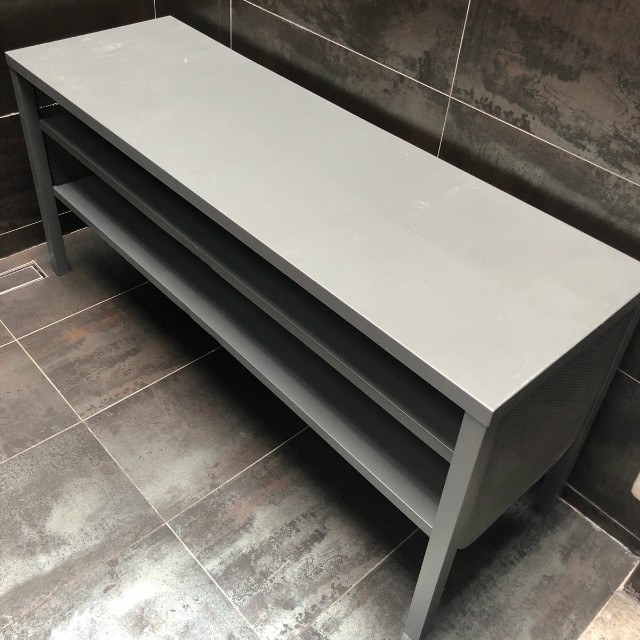 Ikea Nittorp metal TV stand, Furniture & Home Living, Furniture