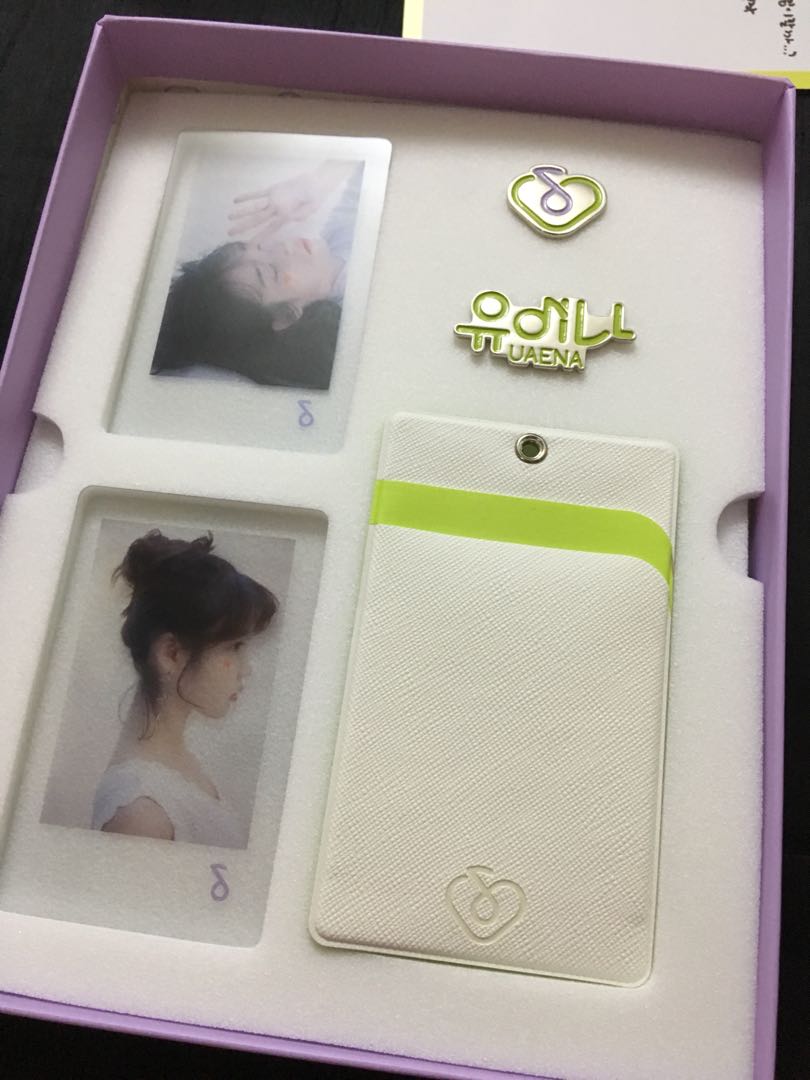 IU 李知恩官方fanclub Uaena 一期會員禮物boxset, 興趣及遊戲, 收藏品