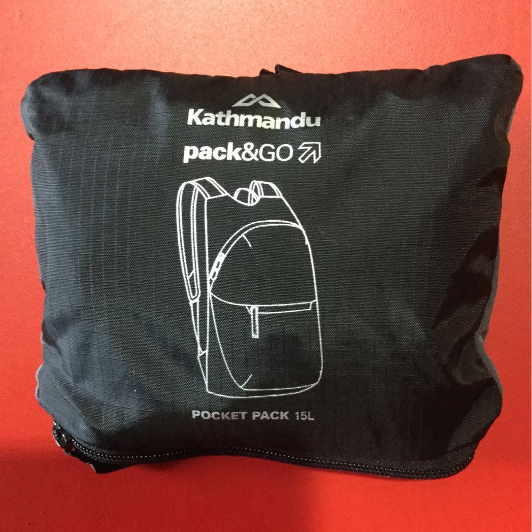 Kathmandu foldable backpack cheap