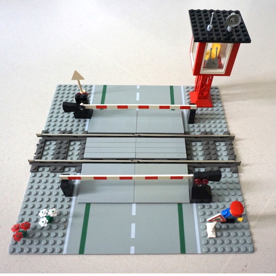 lego train crossing