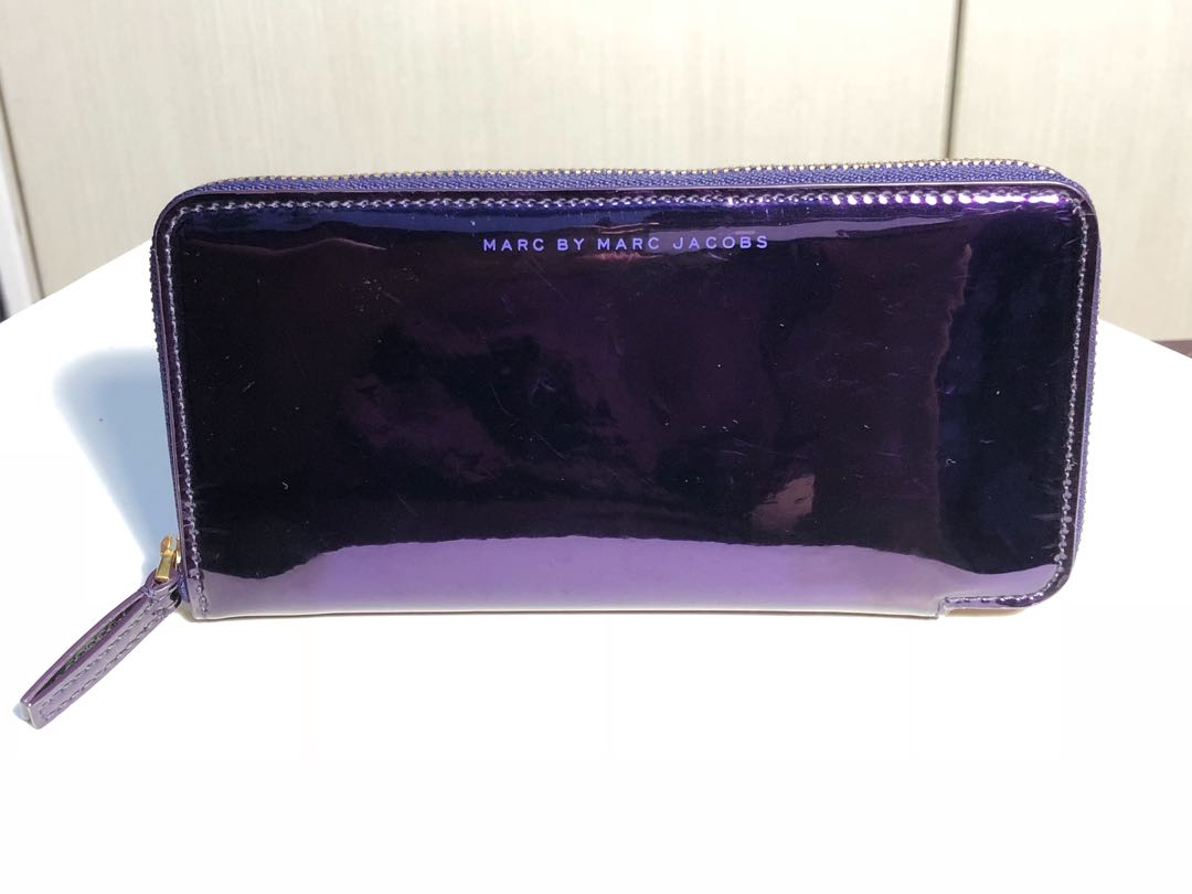 Marc jacobs shop purple wallet