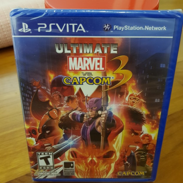 New Marvel Vs Capcom 3 Ps Vita Toys Games Video Gaming Video Games On Carousell