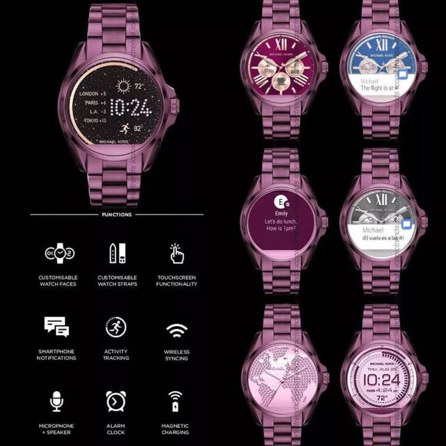 michael kors bradshaw plum