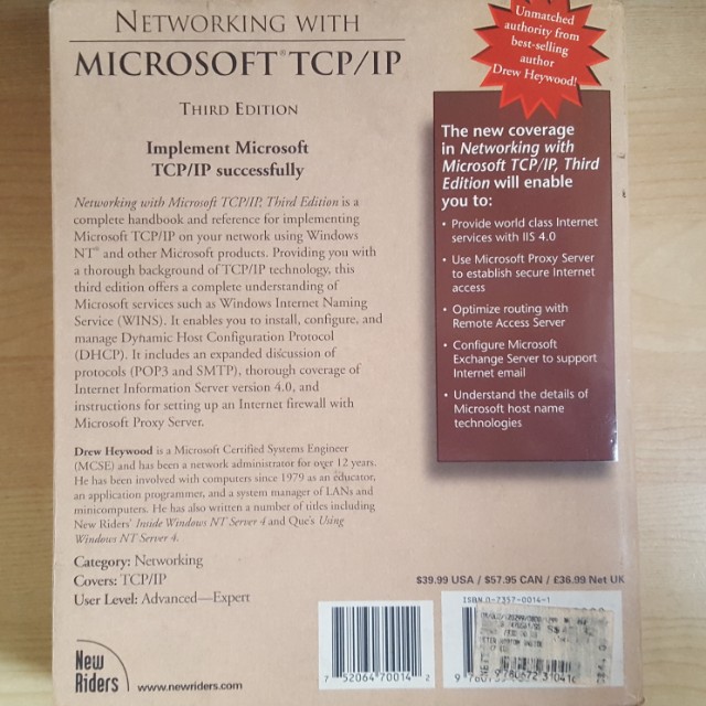 Networking with Microsoft TCP/IP, Hobbies & Toys, Books & Magazines ...