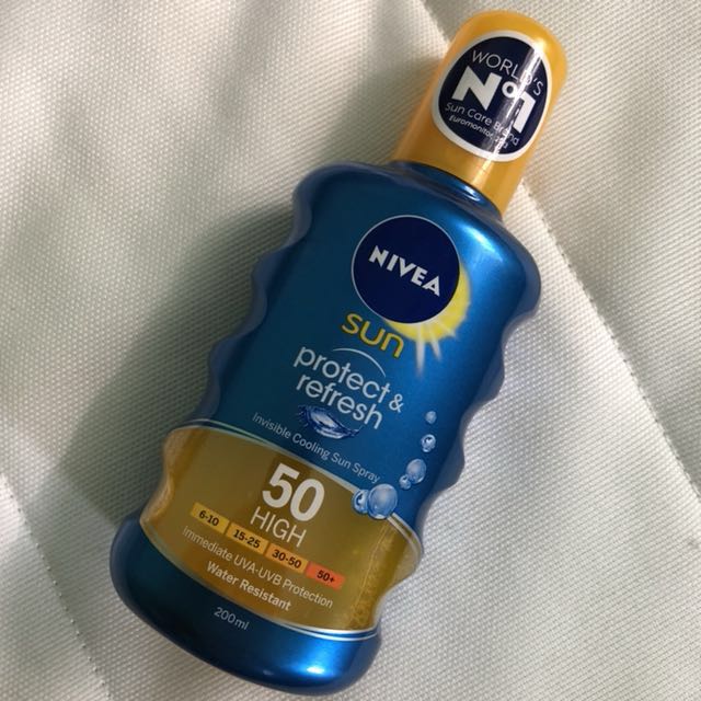 Nivea Sun Protect & - 50 (Water Resistance), & Beauty, Skin, Bath, & Body on Carousell