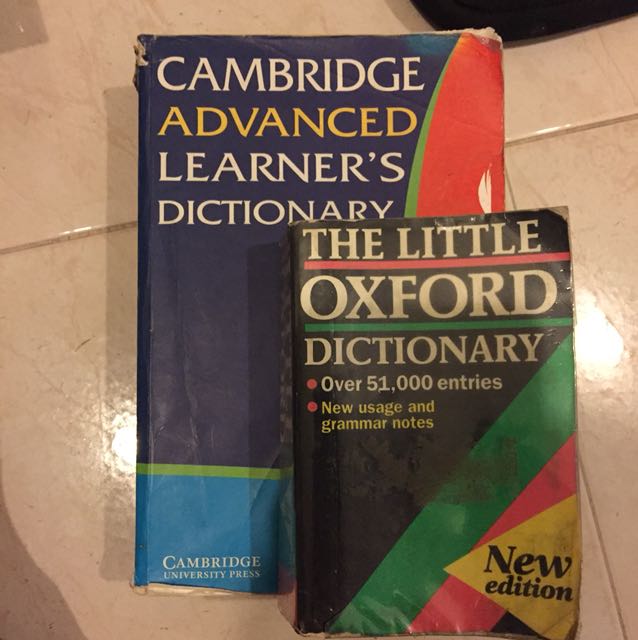 Oxford Dictionary & Cambridge advances learner’s dictionary, Hobbies