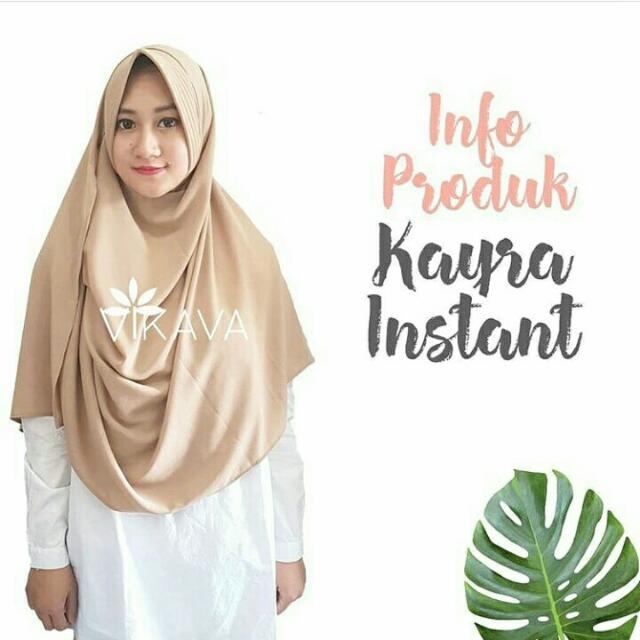 Preloved Pashmina Instan Warna Cream Womens Fashion Muslim