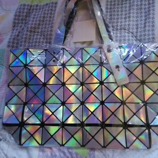 Price Negotiable BaoBao Bag Issey Miyake Holographic Women s Fashion Bags Wallets Cross body Bags on Carousell
