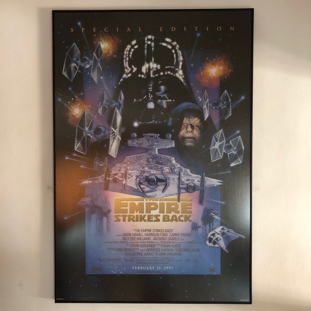 Star Wars Movie Poster Empire Strikes Back special edition "version C