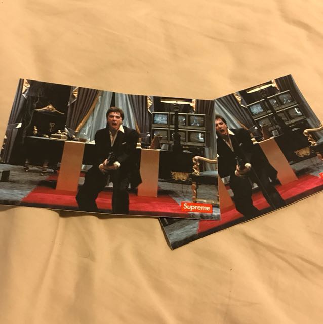 Scarface supreme sticker outlet