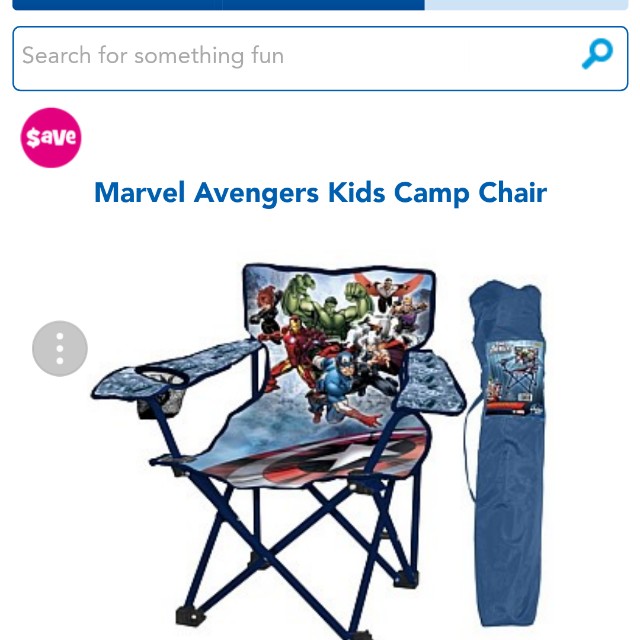 Avengers camping chair sales