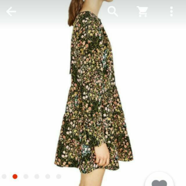 zara floral jumpsuit dress