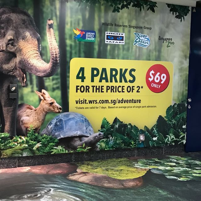 4 PARKS IN 1 (ZOO, RIVER SAFARI, JURONG BIRD PARK, NIGHT SAFARI) + FREE
