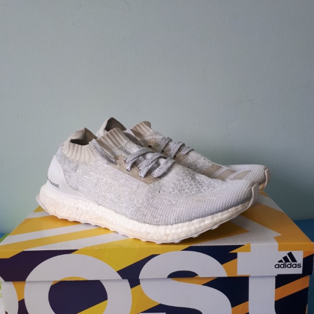 ultra boost uncaged white reflective