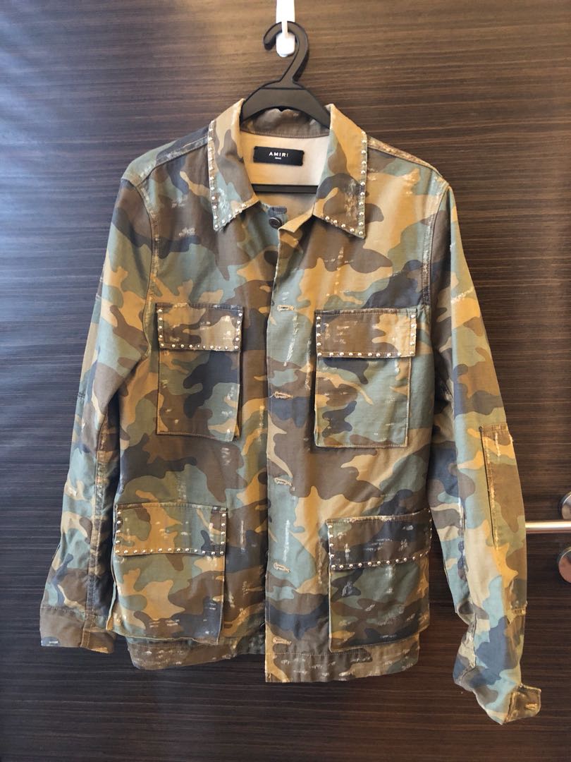 Amiri shop camo jacket