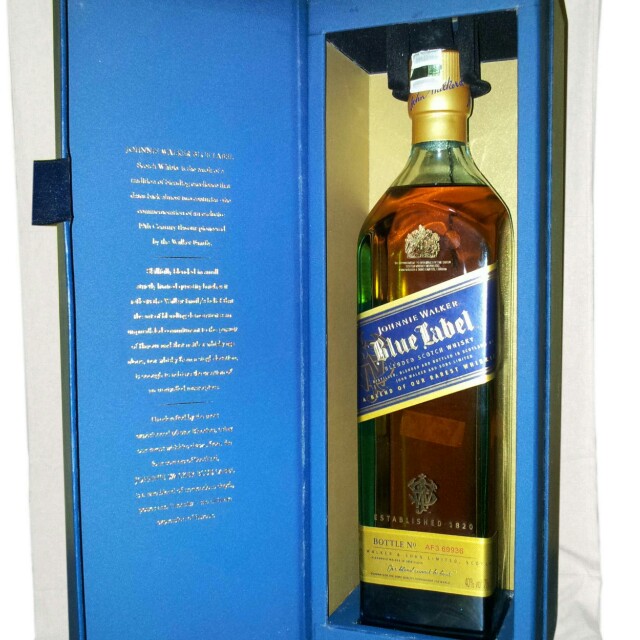 BLUE LABEL BLENDED SCOTCH WHISKY, Makanan & Minuman, Minuman ...