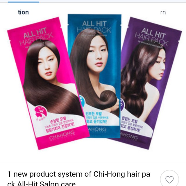 Chahong 차홍 Famous Korean Hair Stylist All Hit Hair Pack
