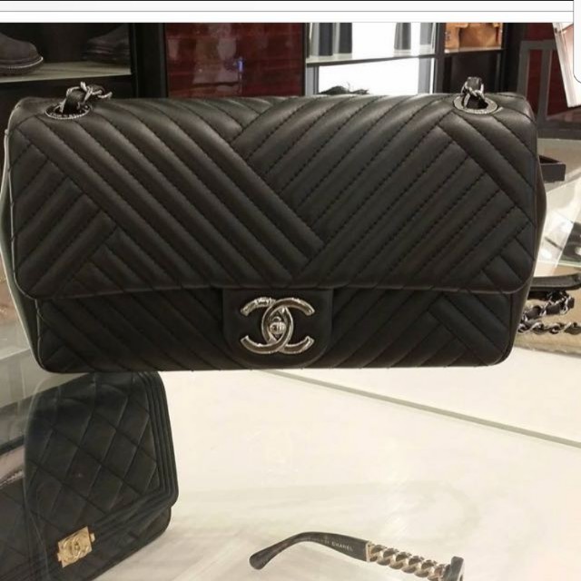 Chanel Chevron Flap Bag