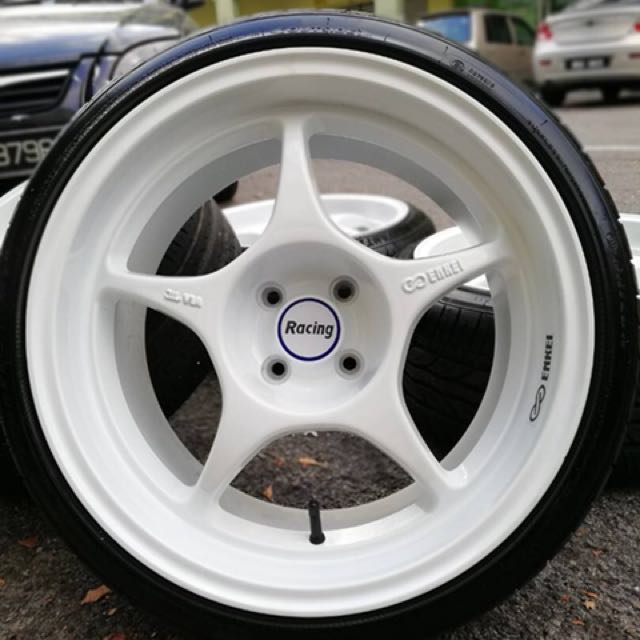 Enkei Rpo1 17 Inch 9jj Sports Rim Vios Tyre 70 Mangkok Khau Khau Dalam Bosku Auto Accessories On Carousell