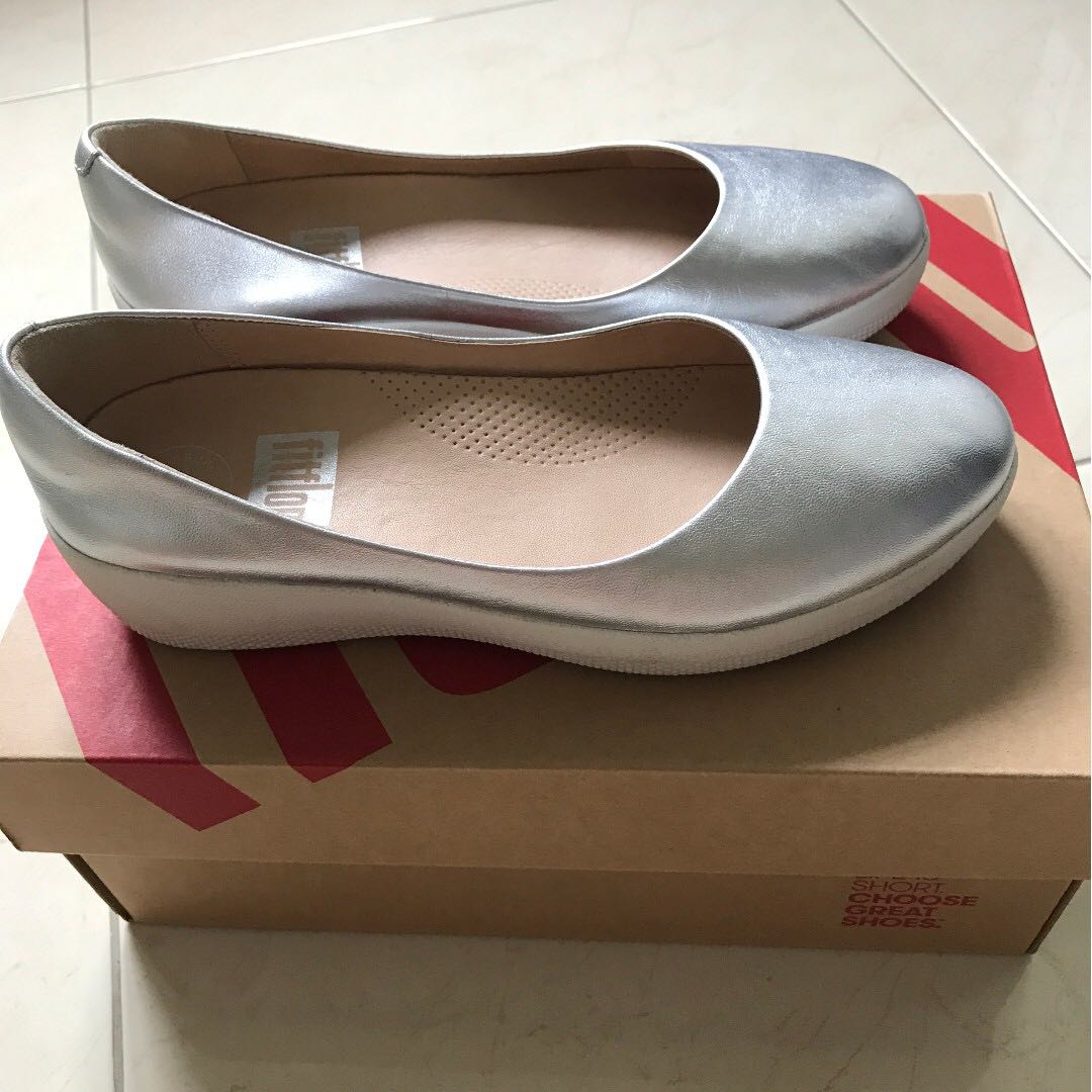 fitflop leather superballerina