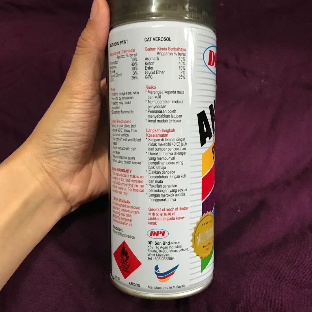 Flat Black Spray Paint Dpi Anchor Quick Drying Hi Build Lacquer